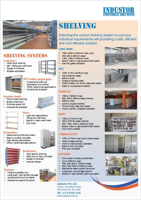 Shelving Catalogue