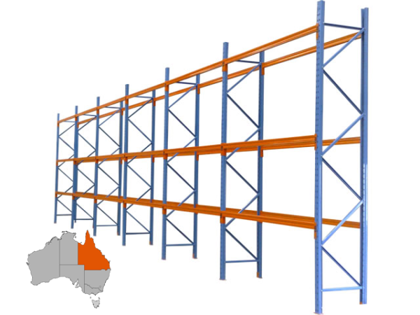 6 Bay Selective Racking Brisbane